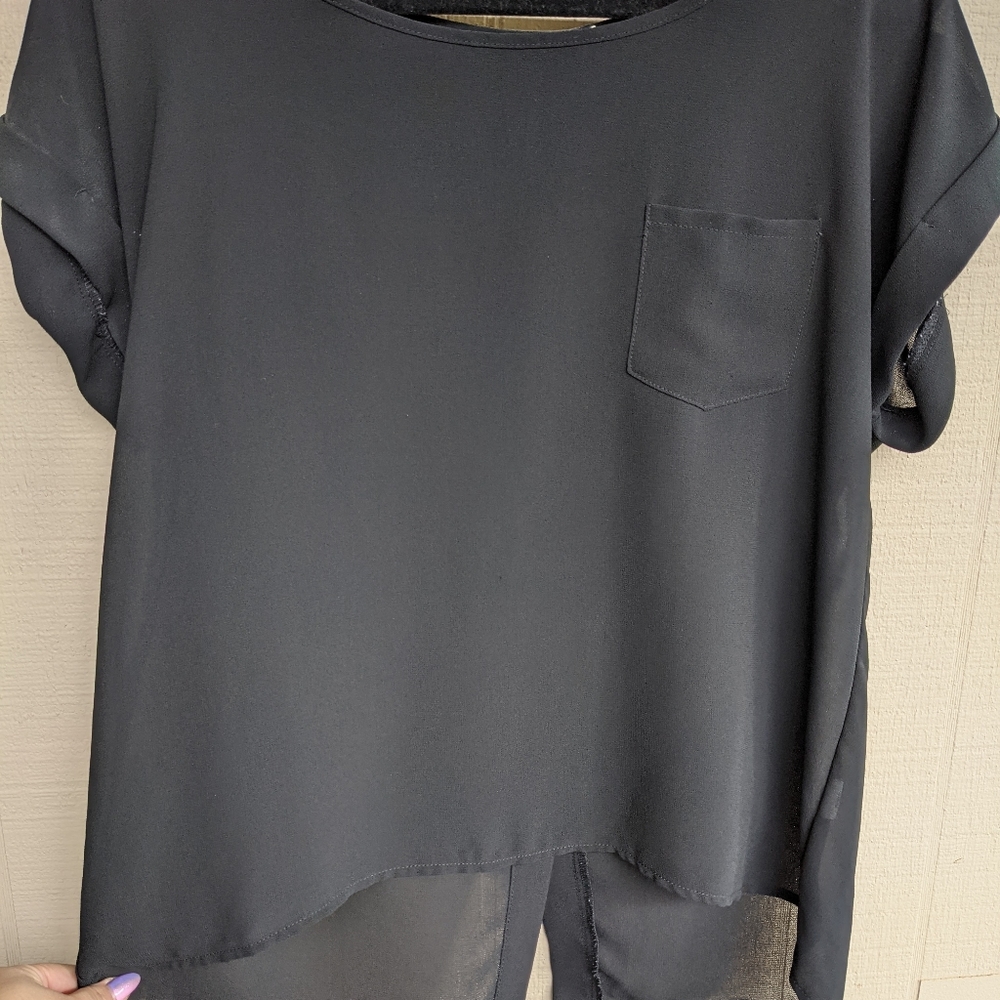 Black dressy top
